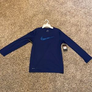Nike dri fit blue shirt